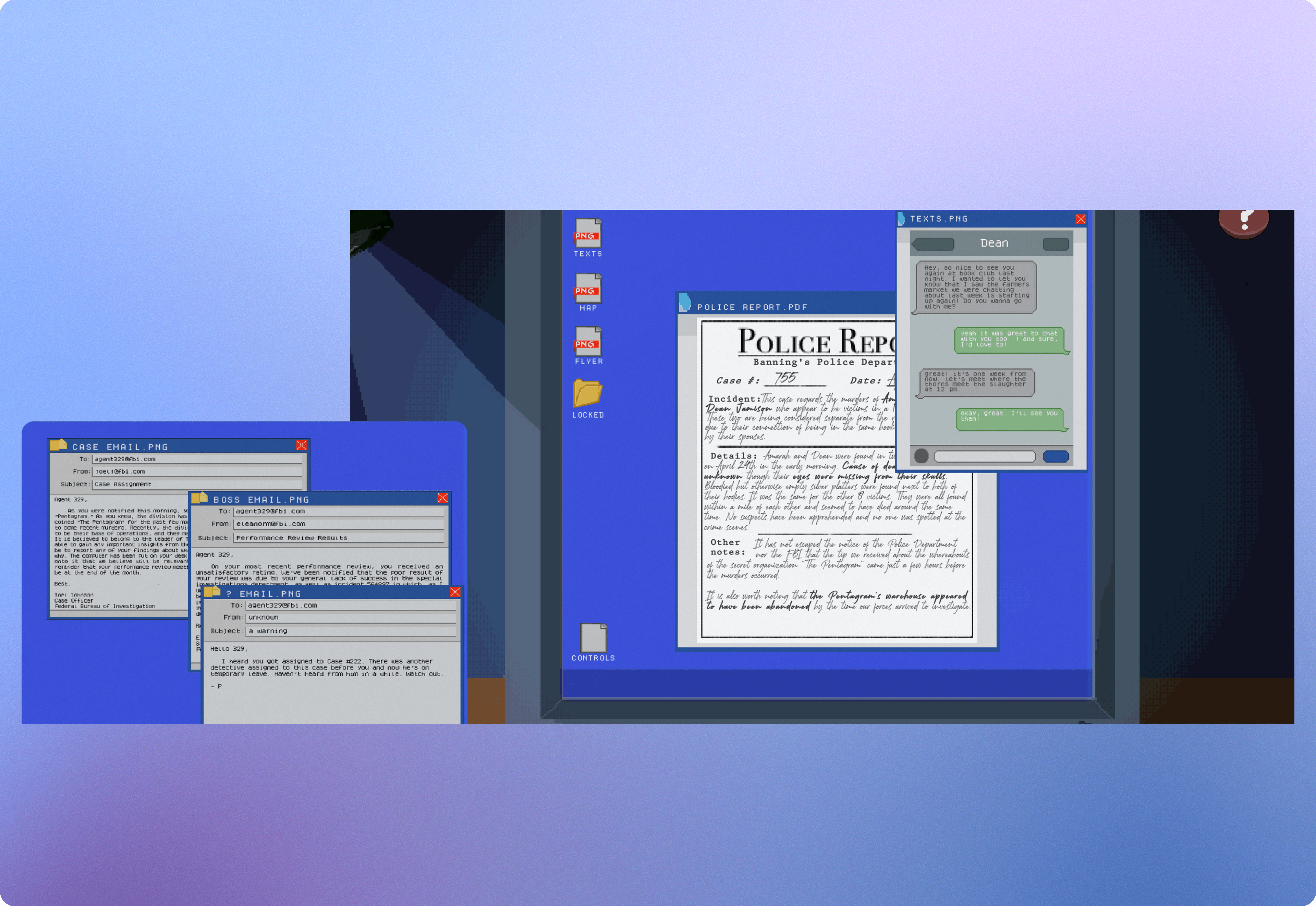 Pentagram Game screenshots.