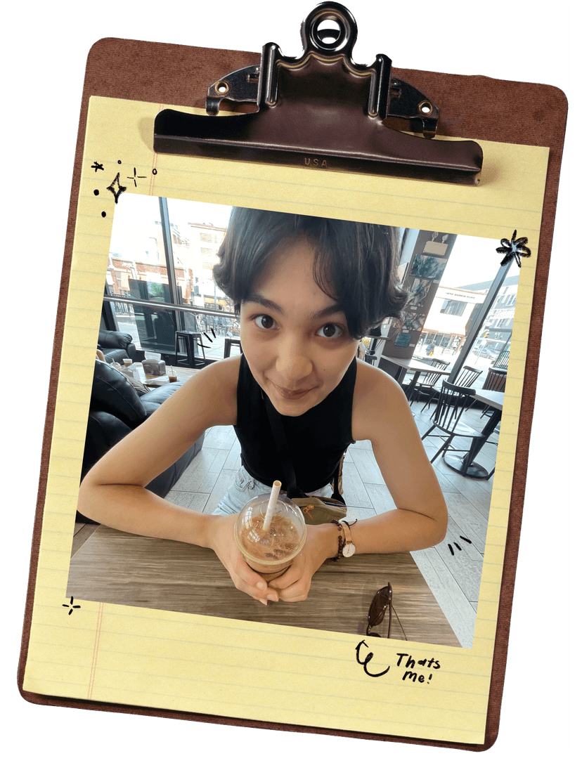 Clipboard with kaleigh's face